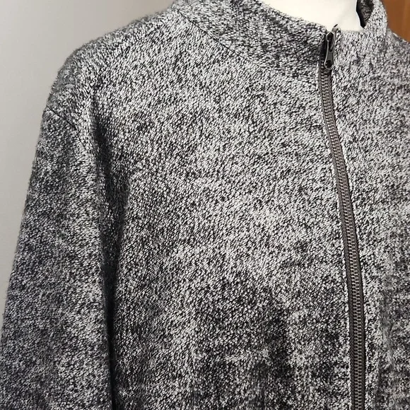 CJ Banks Marbled Bomber Style Jacket. Size 2X - Picture 2 of 9